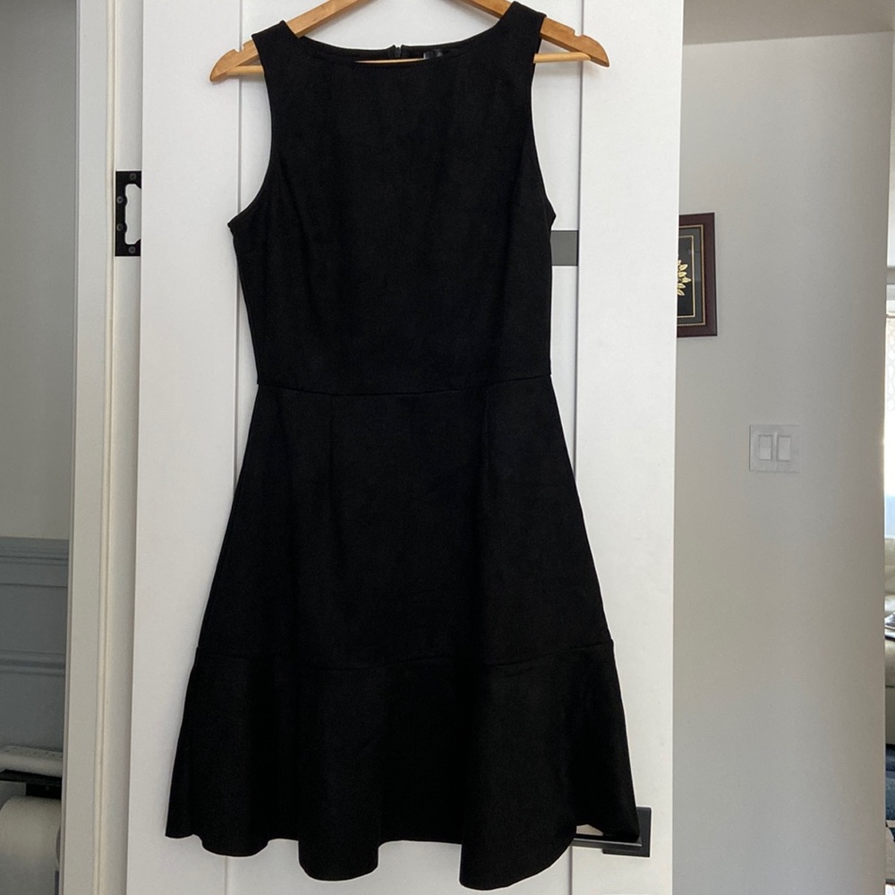 Aqua Suede Skater Dress NWT